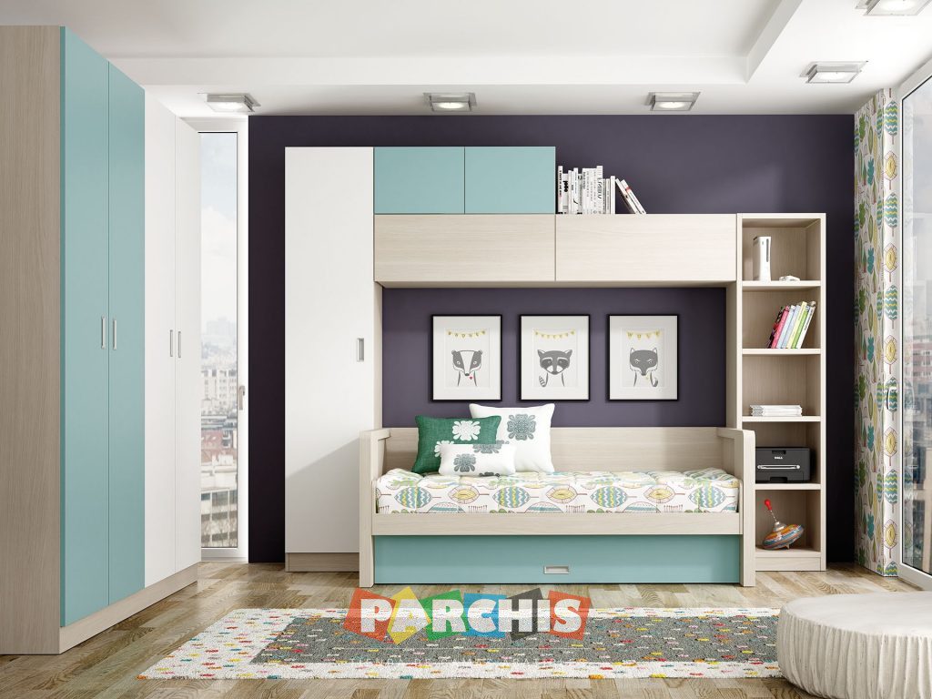 Cama Abatible con Escritorio Talavera