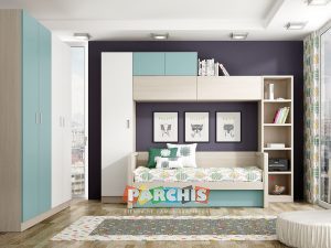 Cama Abatible con Escritorio Talavera