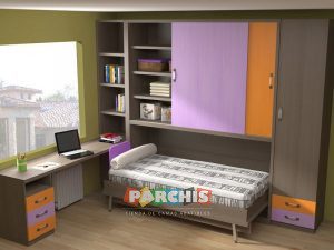 Cama Abatible Horizontal Burujon